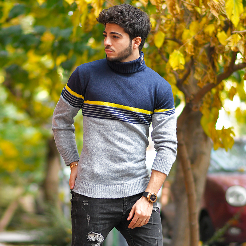 پلیور بافت مردانه مدل Badram