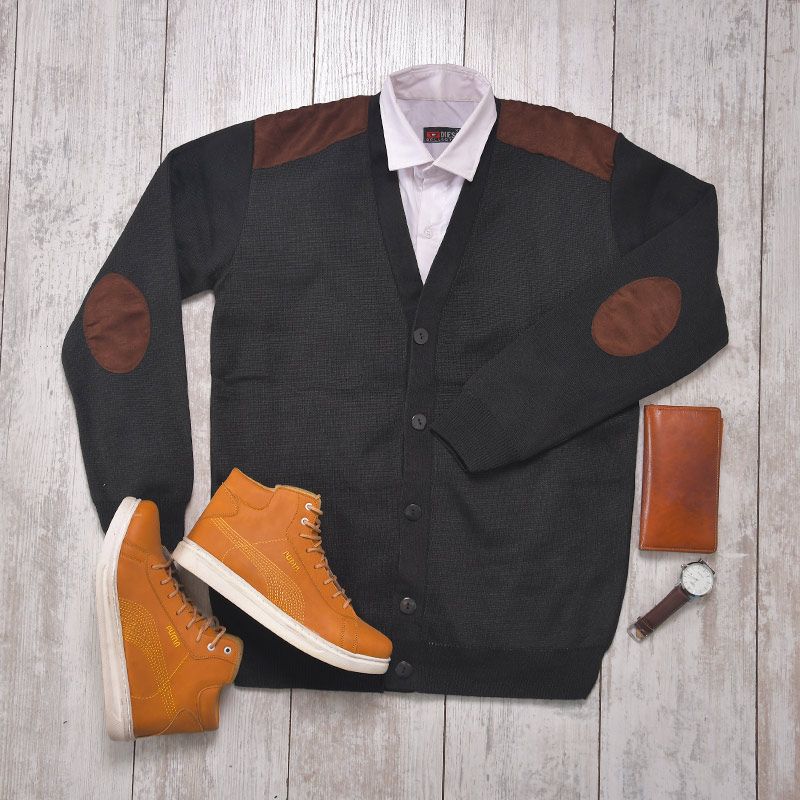 ژاکت بافت مردانه مدل Nicolo