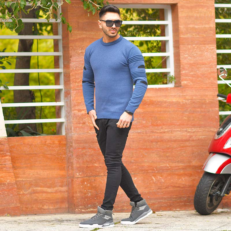 پلیور بافت مردانه مدل Nariman