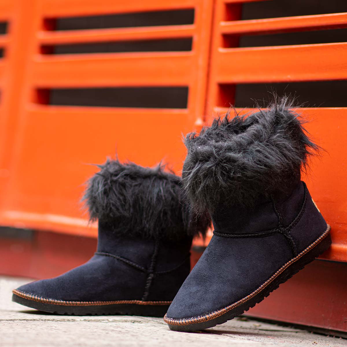 کفش ساقدار دخترانه atlas مشکی