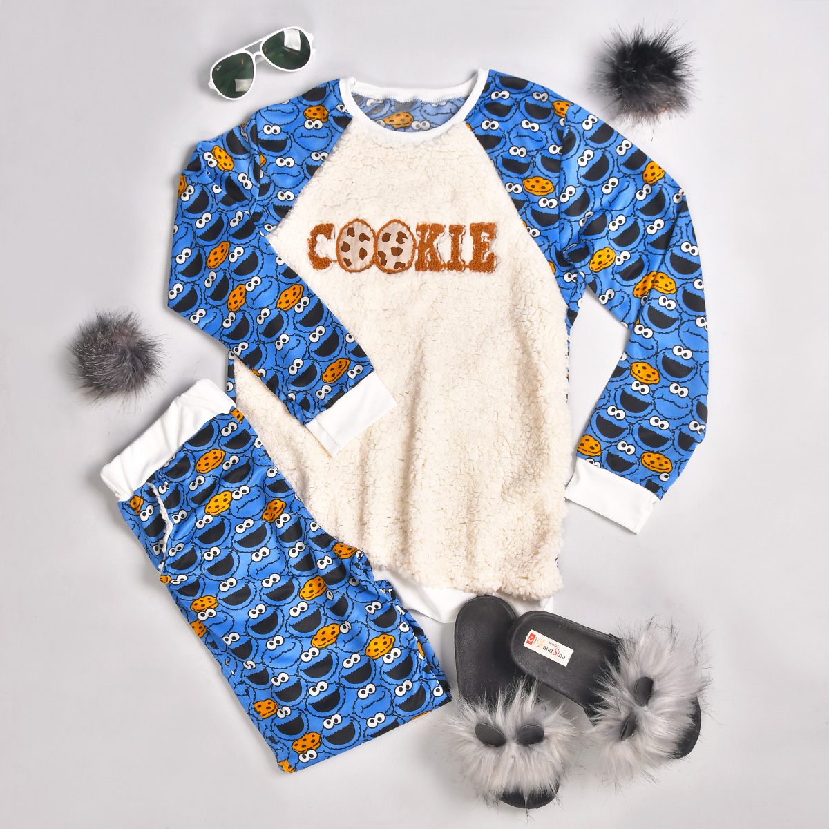 ست تیشرت شلوار دخترانه مدل Afroz