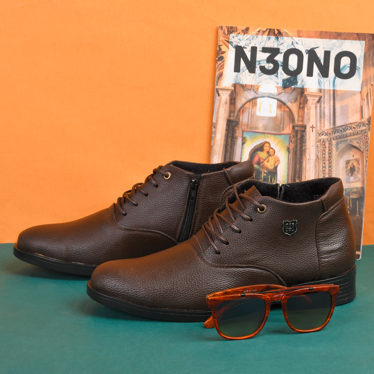 نیم بوت مردانه مدل Oktan