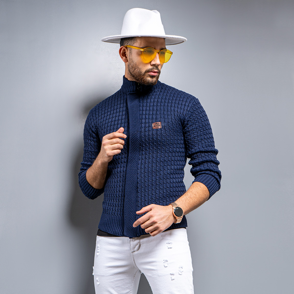 سوئیشرت بافت مردانه مدل Garen