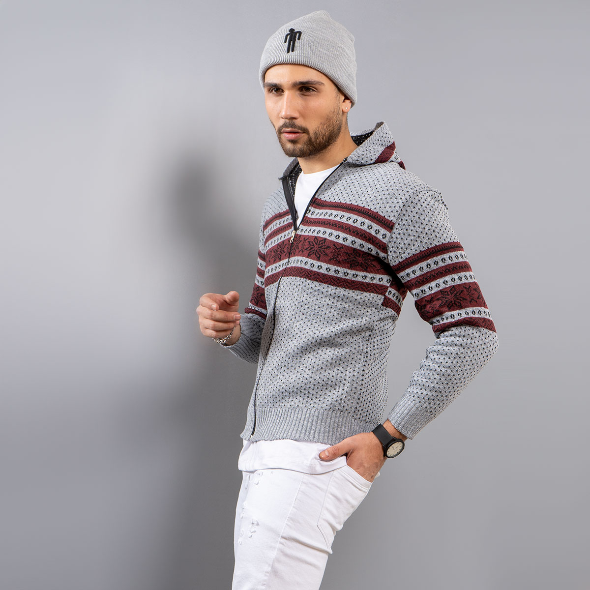 سوئیشرت بافت مردانه مدل Artin