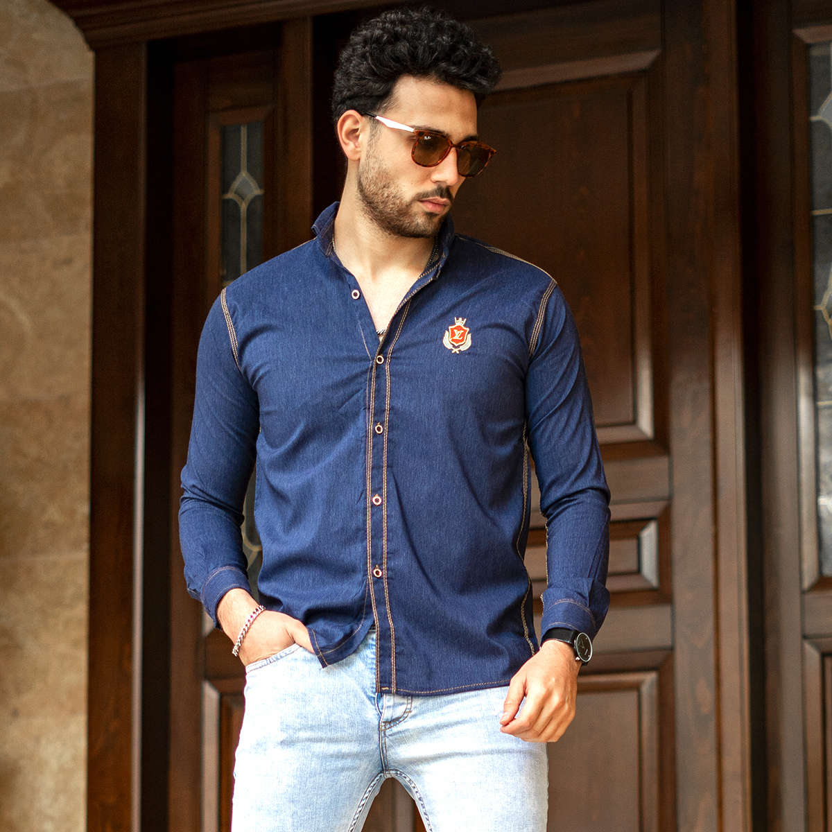 پیراهن مردانه لی مدل Anish