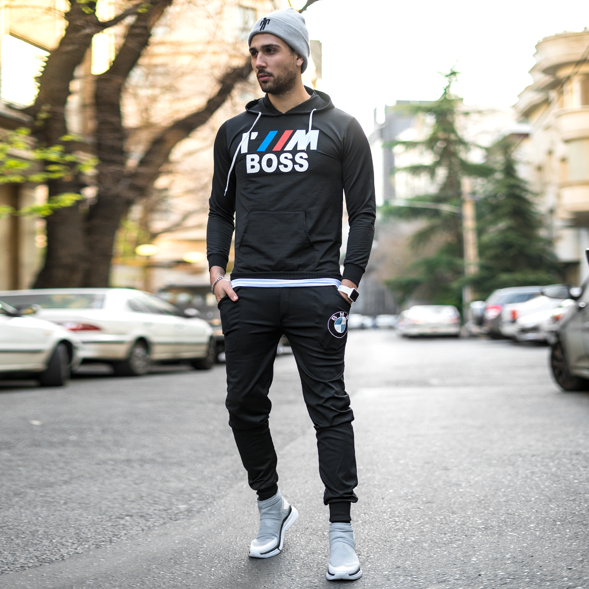 ست سوئیشرت شلوار BMW مردانه مدل Varen