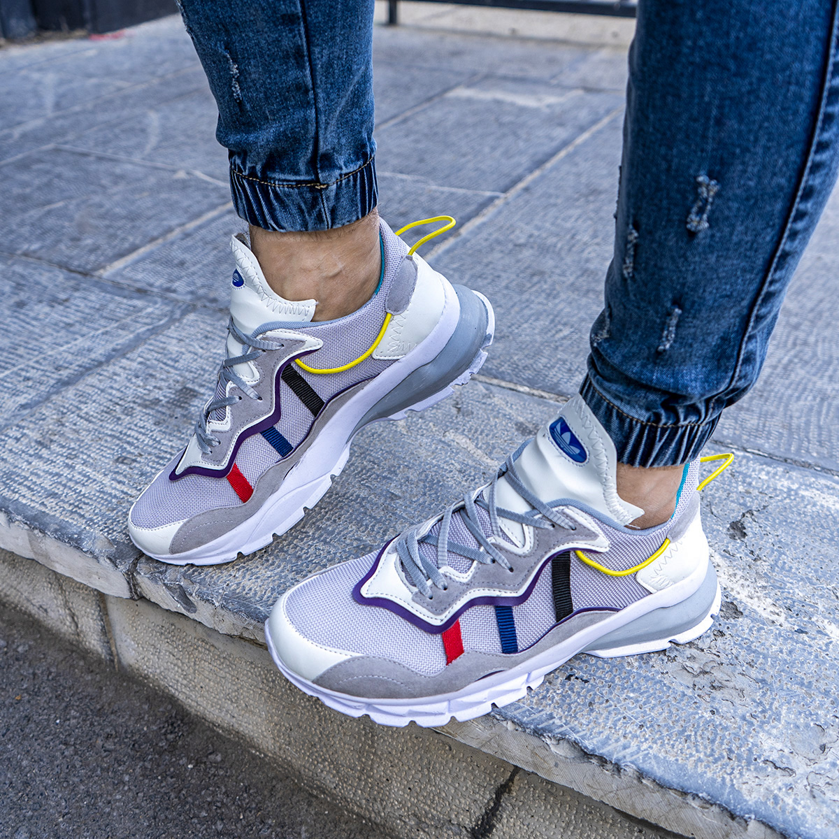 کفش ورزشی مردانه طوسی مدل Wisly