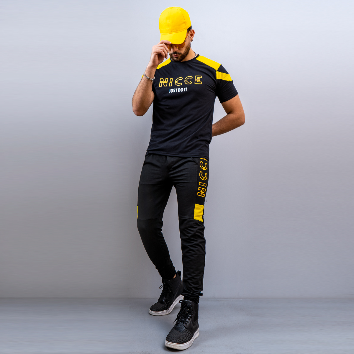 ست تیشرت شلوار NICCE مردانه مدل Edvin