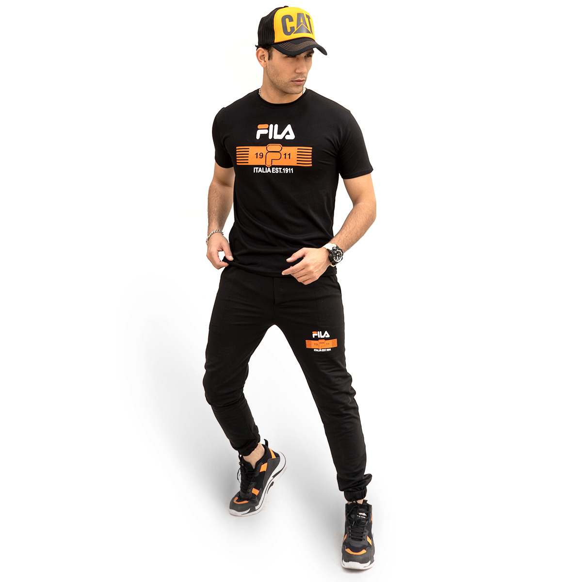 ست تيشرت شلوار Fila مردانه مدل Morti
