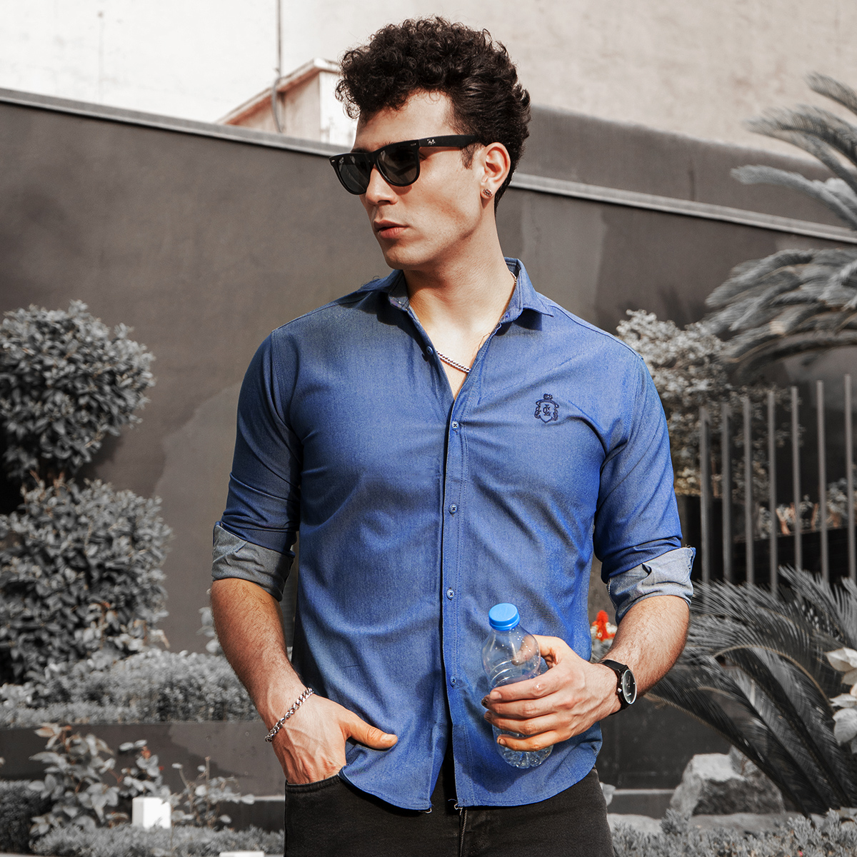 پيراهن مردانه طرح لي مدل Vider