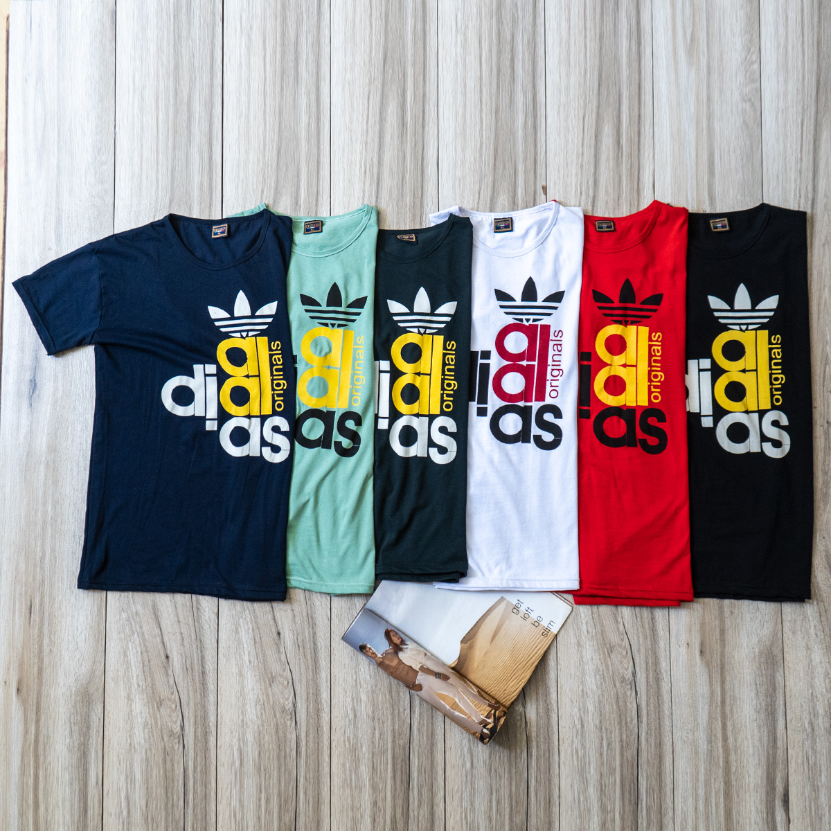 تیشرت Adidas مردانه قرمز مدل devan