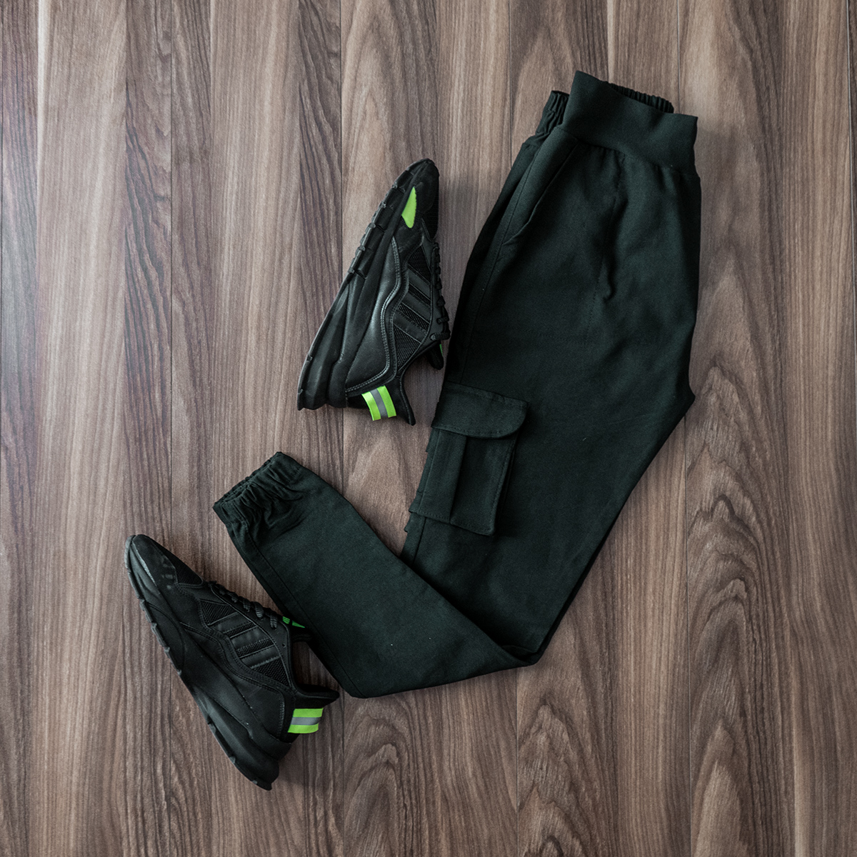 شلوار اسلش مردانه ( سبز یشمی ) مدل kombo