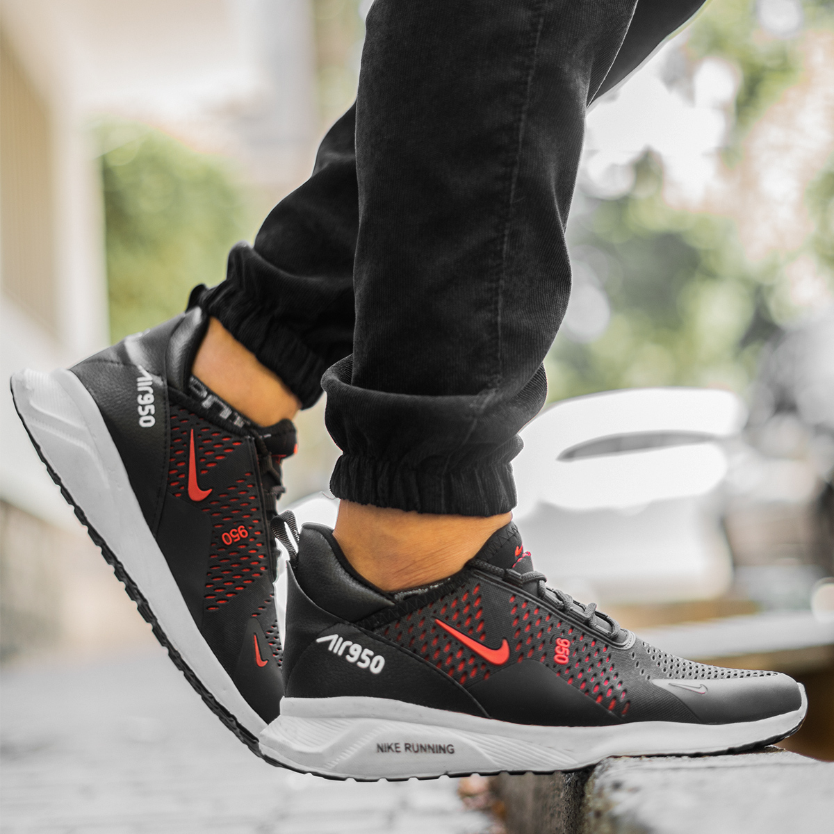 کفش ورزشی Nikeمشکی قرمز مردانه مدل Air950