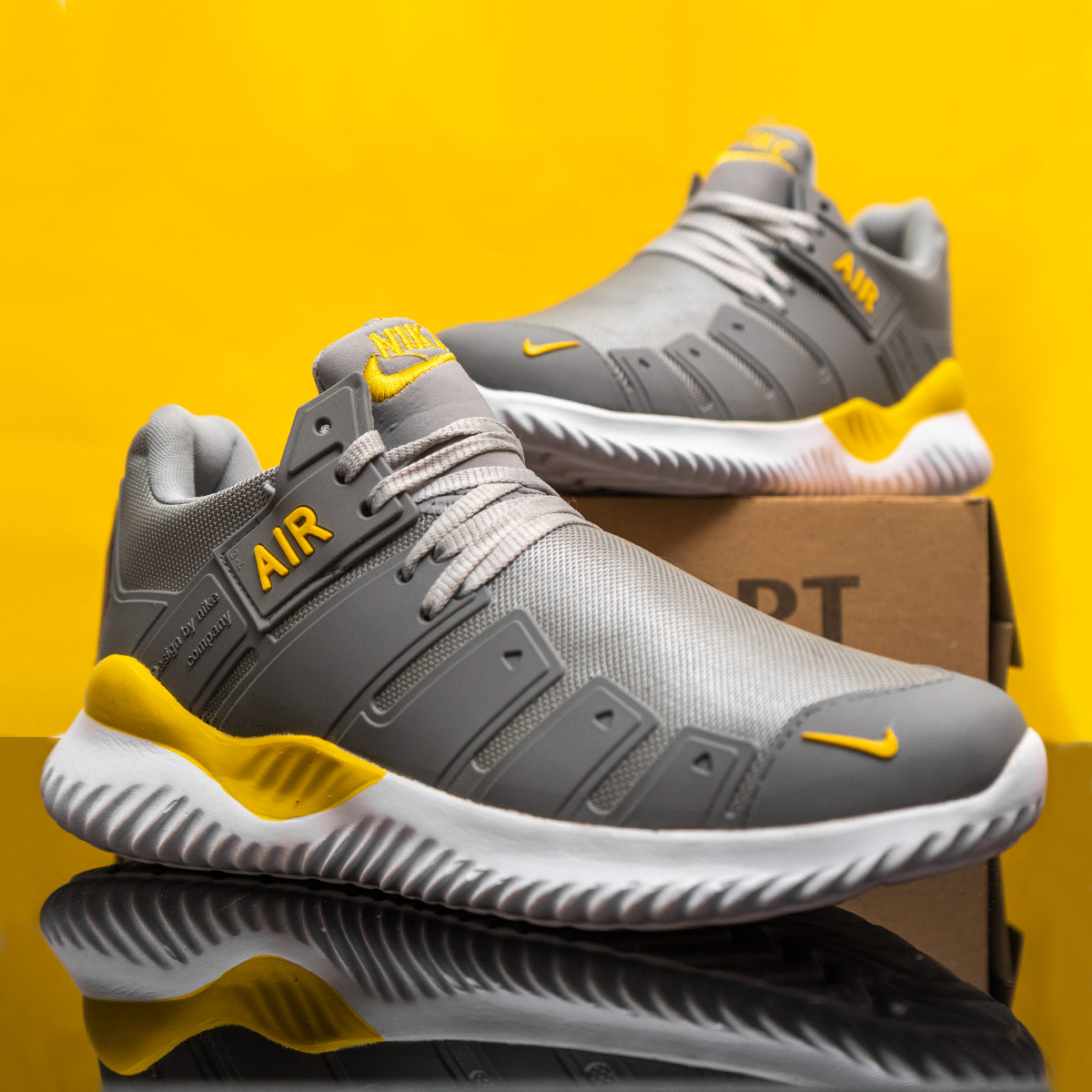 کفش ورزشی Nike Air مردانه طوسی مدل Grand