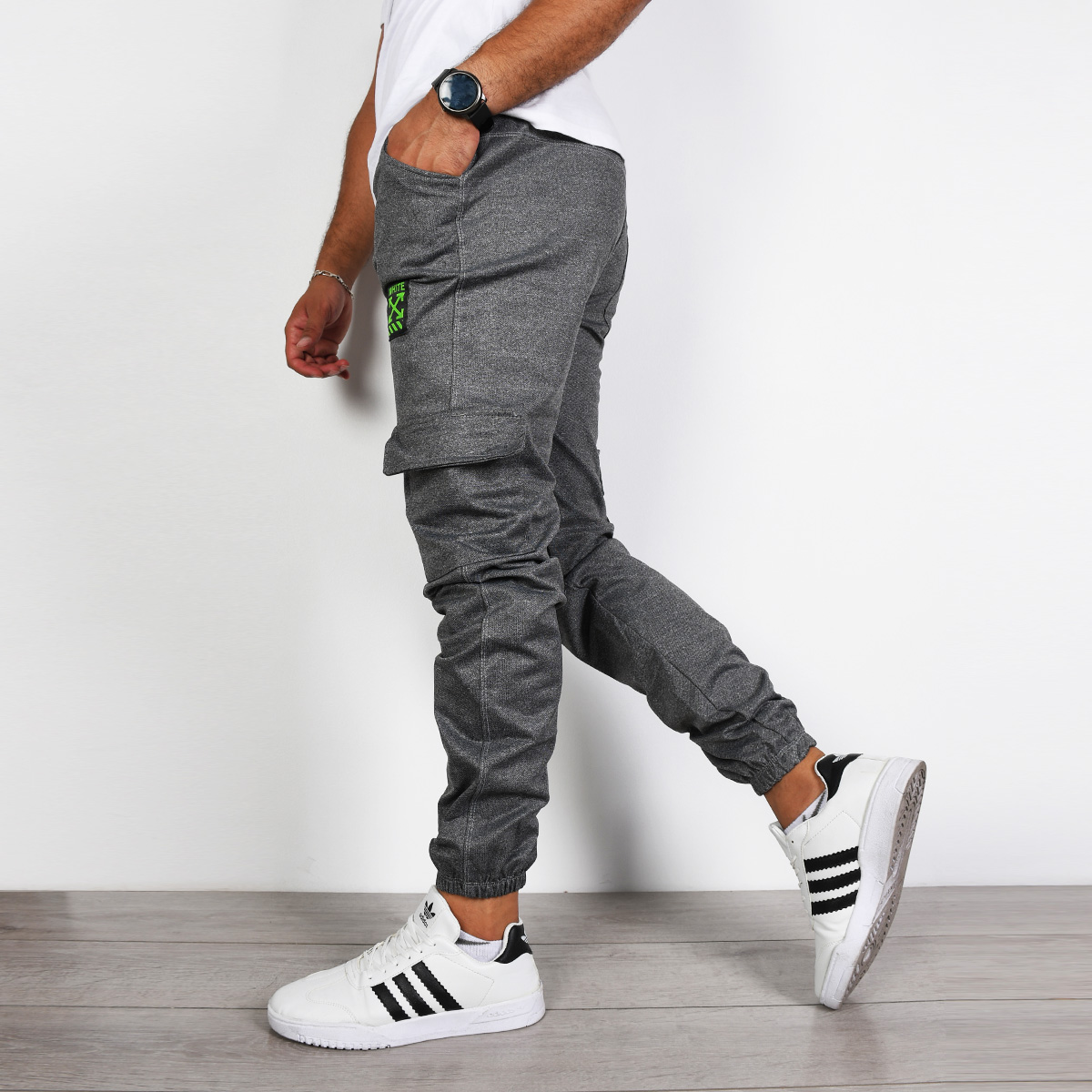 شلوار مردانه خاکستری مدل Ramel(T)