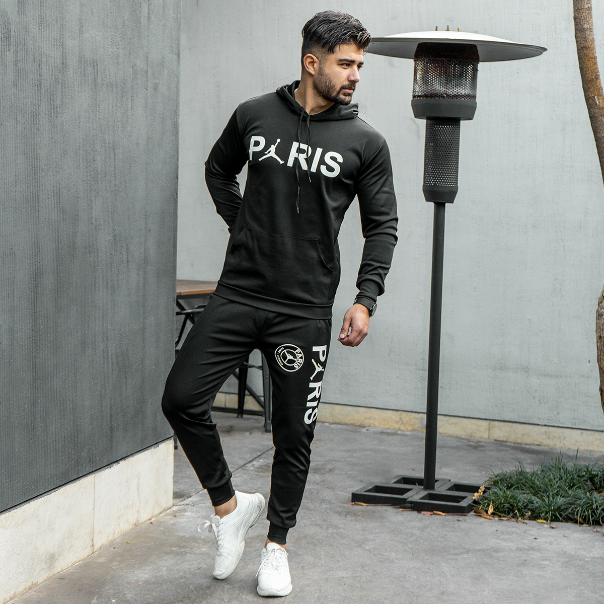 ست هودی شلوار Parisمردانه مدل edin