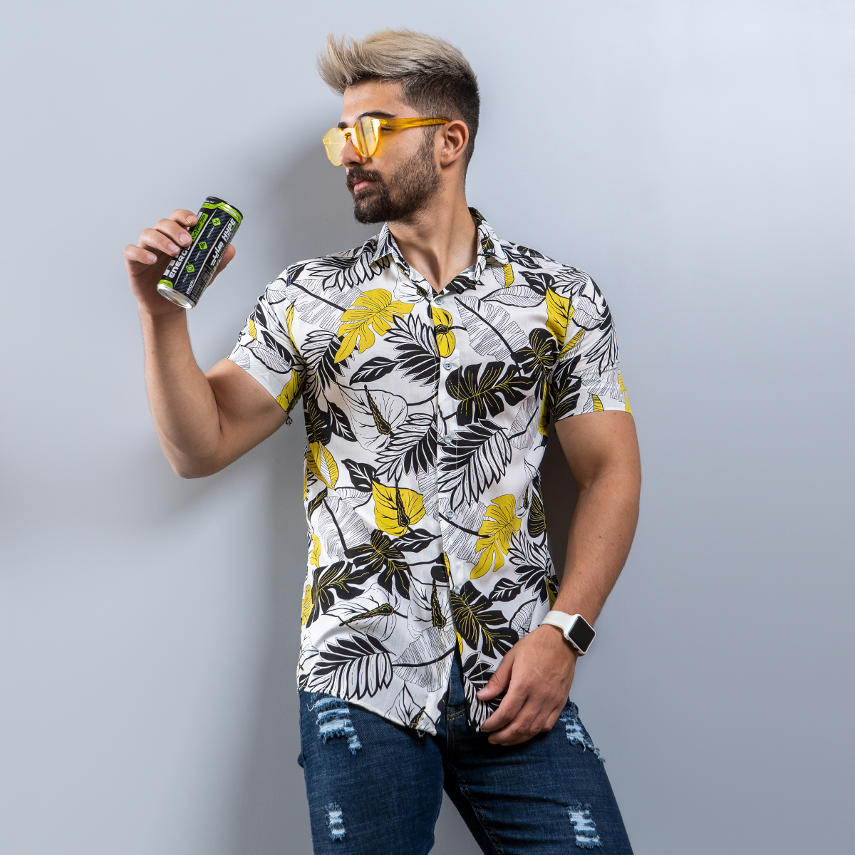 پیراهن هاوایی (T)مردانه مدل Titen