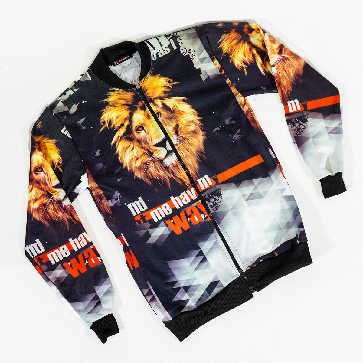 سوییشرت مردانه طرح شیر مدل Way