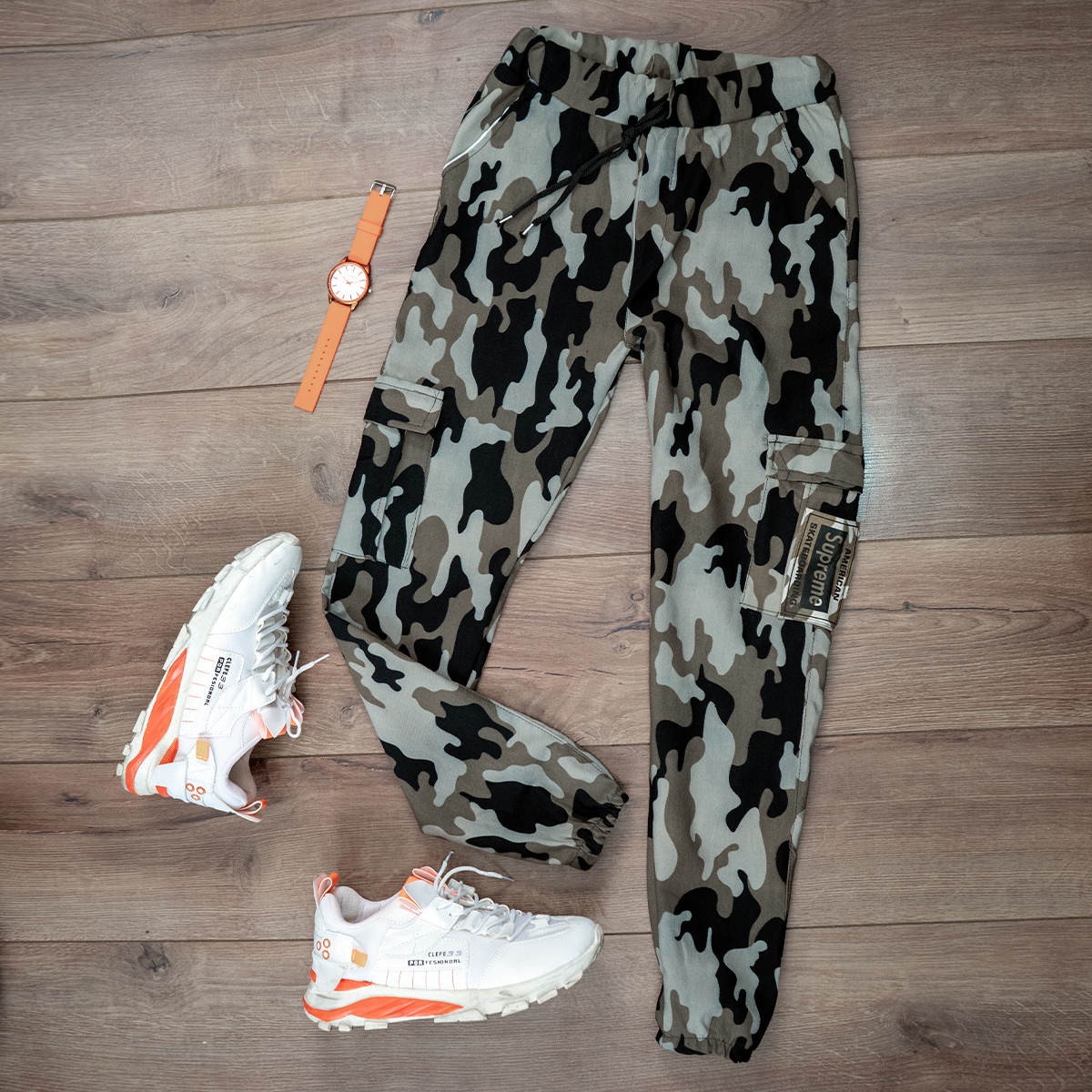 شلوار اسلش چریکی درشت مدل Ehsan