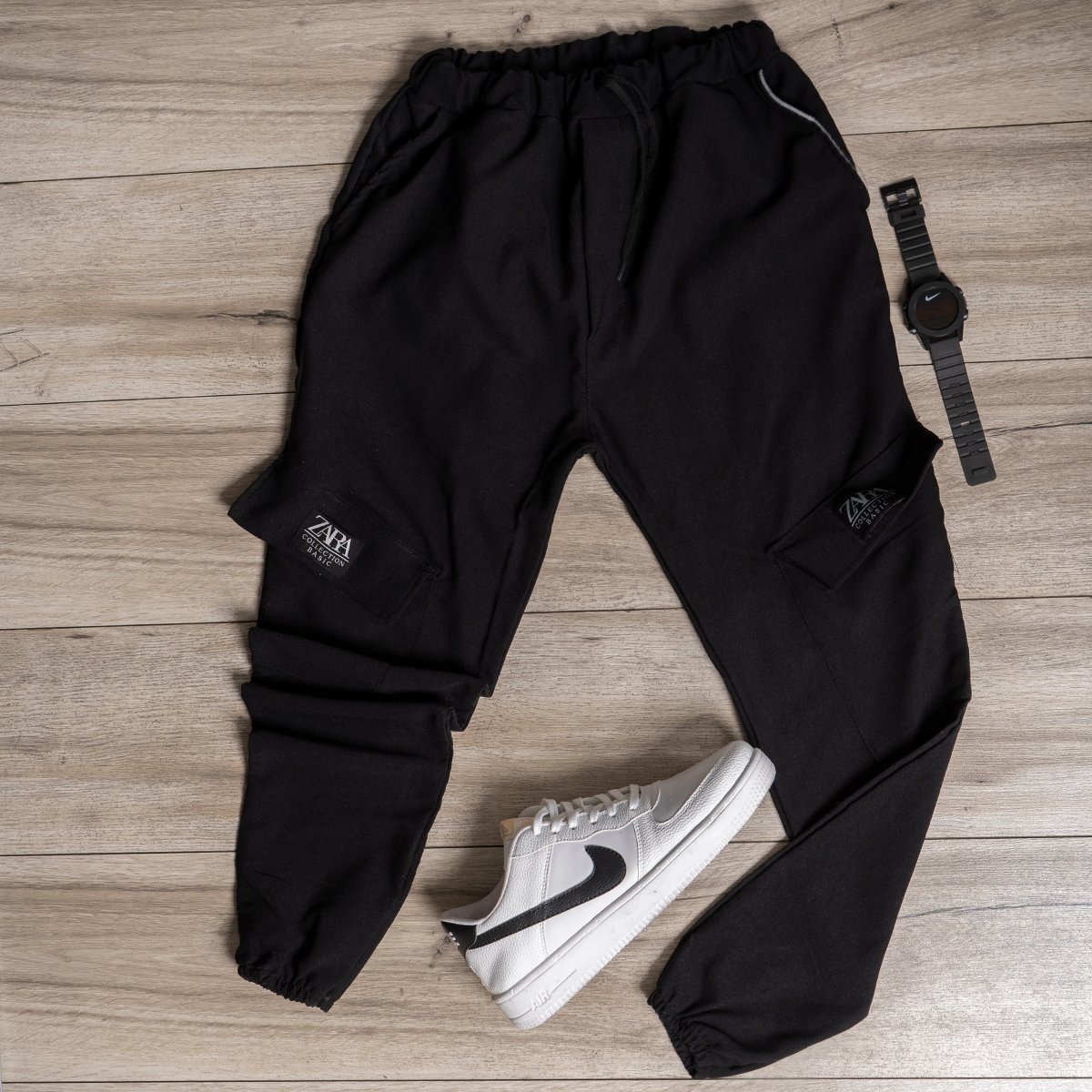 شلوار اسلش مردانه مشکی مدل Kenzo