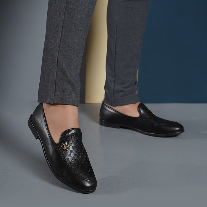 کفش کالج مازراتی مردانه مشکی مدل Manga