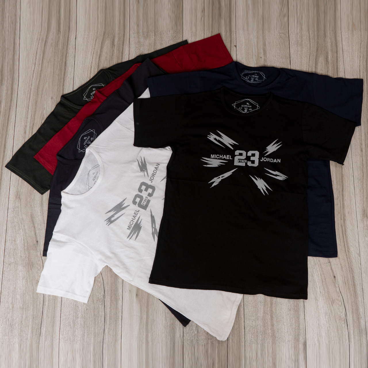 تیشرت مردانه (T) مشکی مدل 23