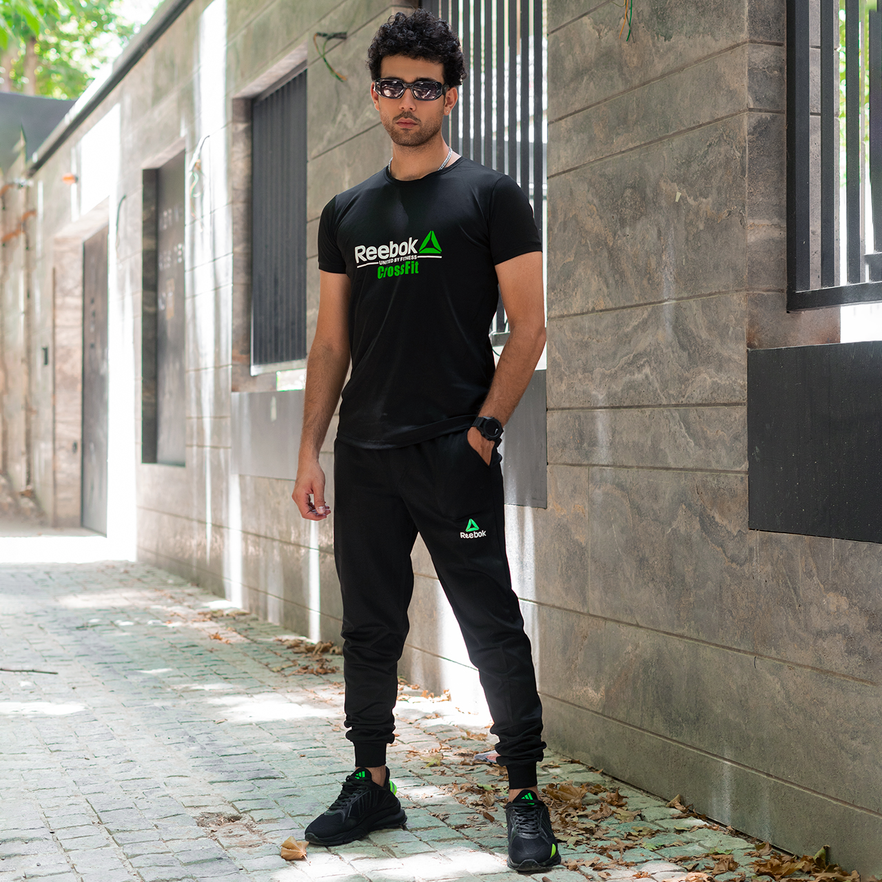 ست تیشرت شلوار ریبوک مردانه مدل Fit