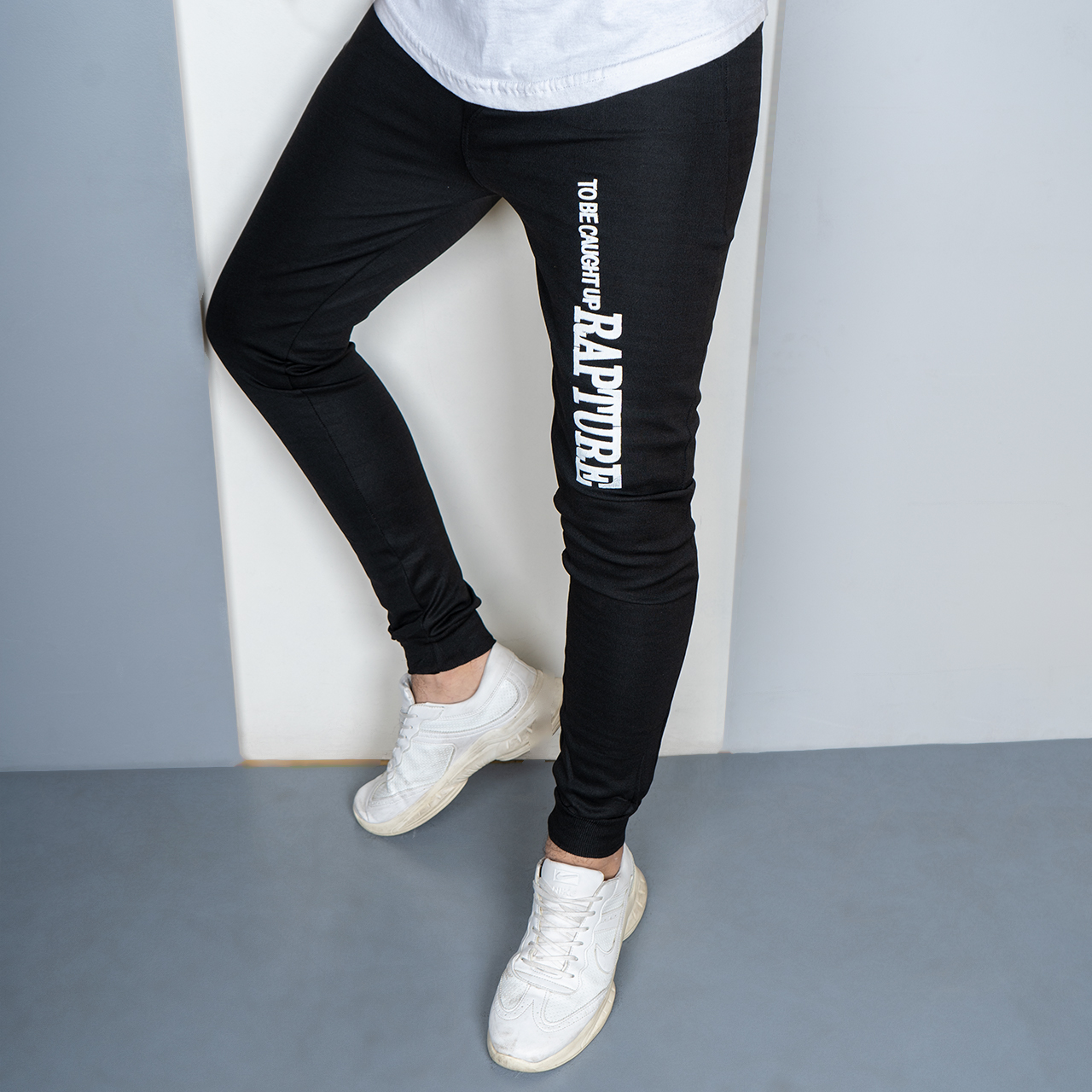 شلوار اسلش مشکی (T) مردانه مدل Rapture