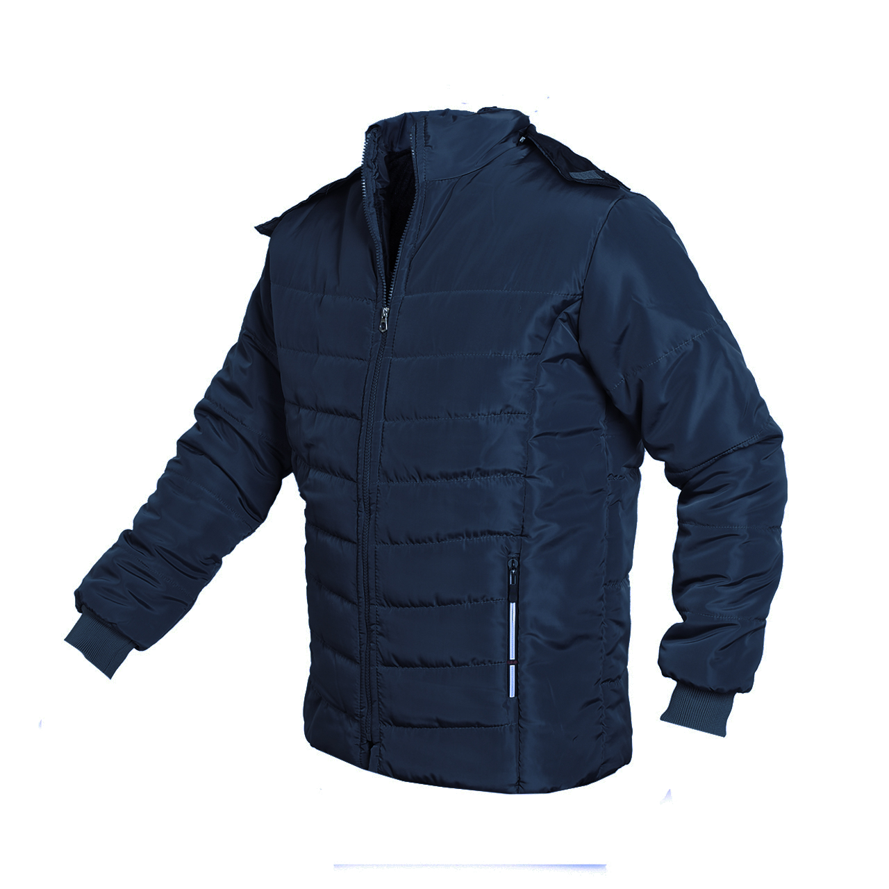 کاپشن مردانه ساده سرمه ای مدلAidin