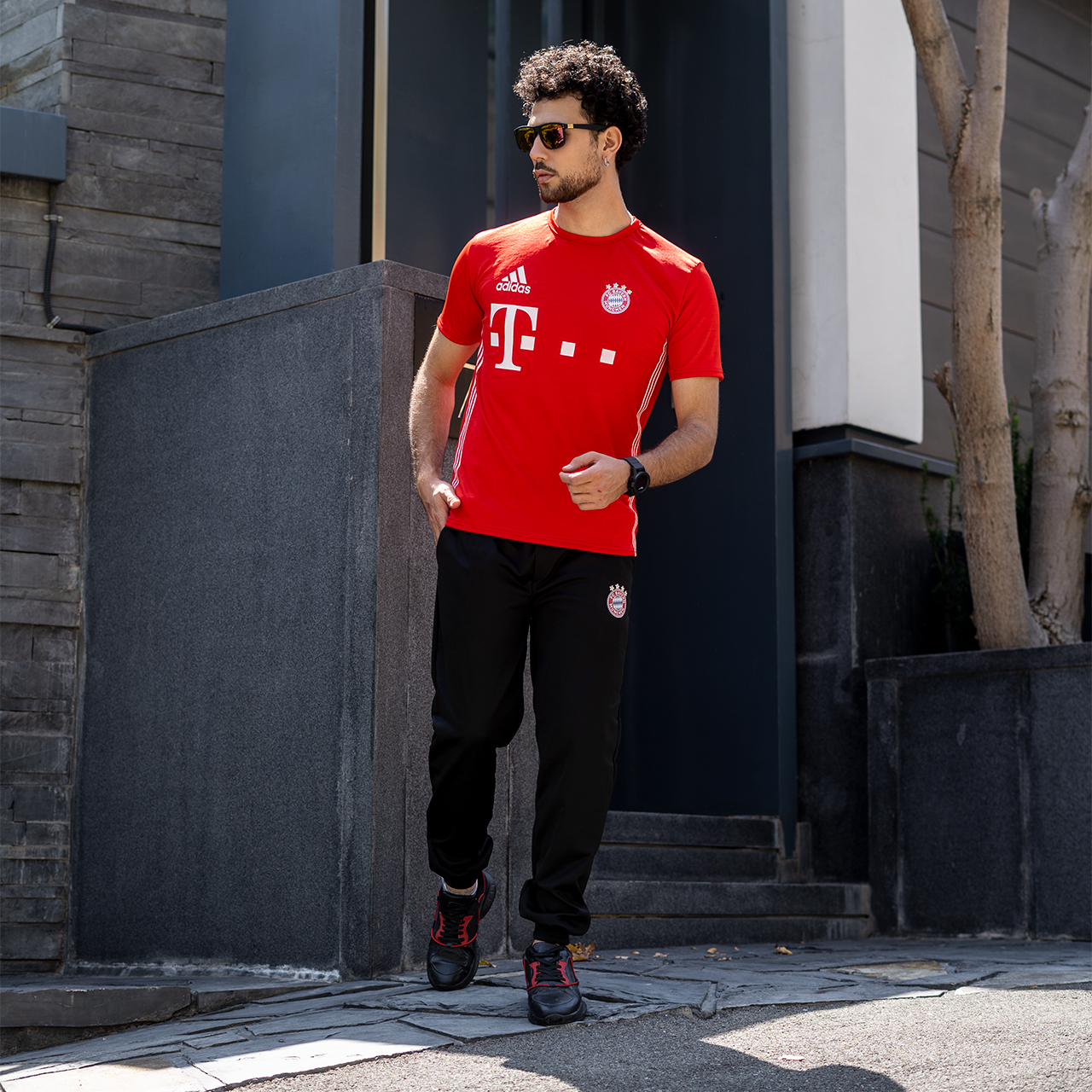 ست تیشرت شلوار Bayern Munich مردانه مدل Roto