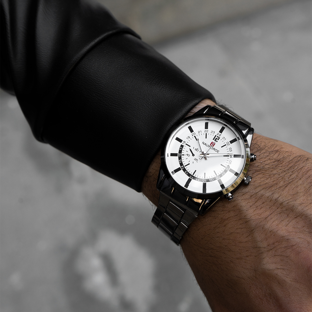 ساعت مچی مردانه Nauiforoe استیل مدل U28