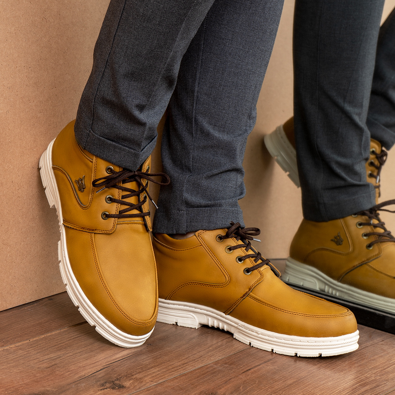 نیم بوت کرم مردانه مدل A66