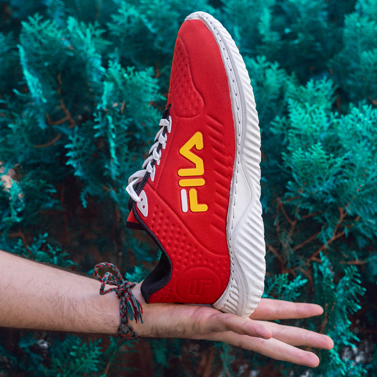 کفش ورزشی فیلا قرمز مردانه مدلFanio