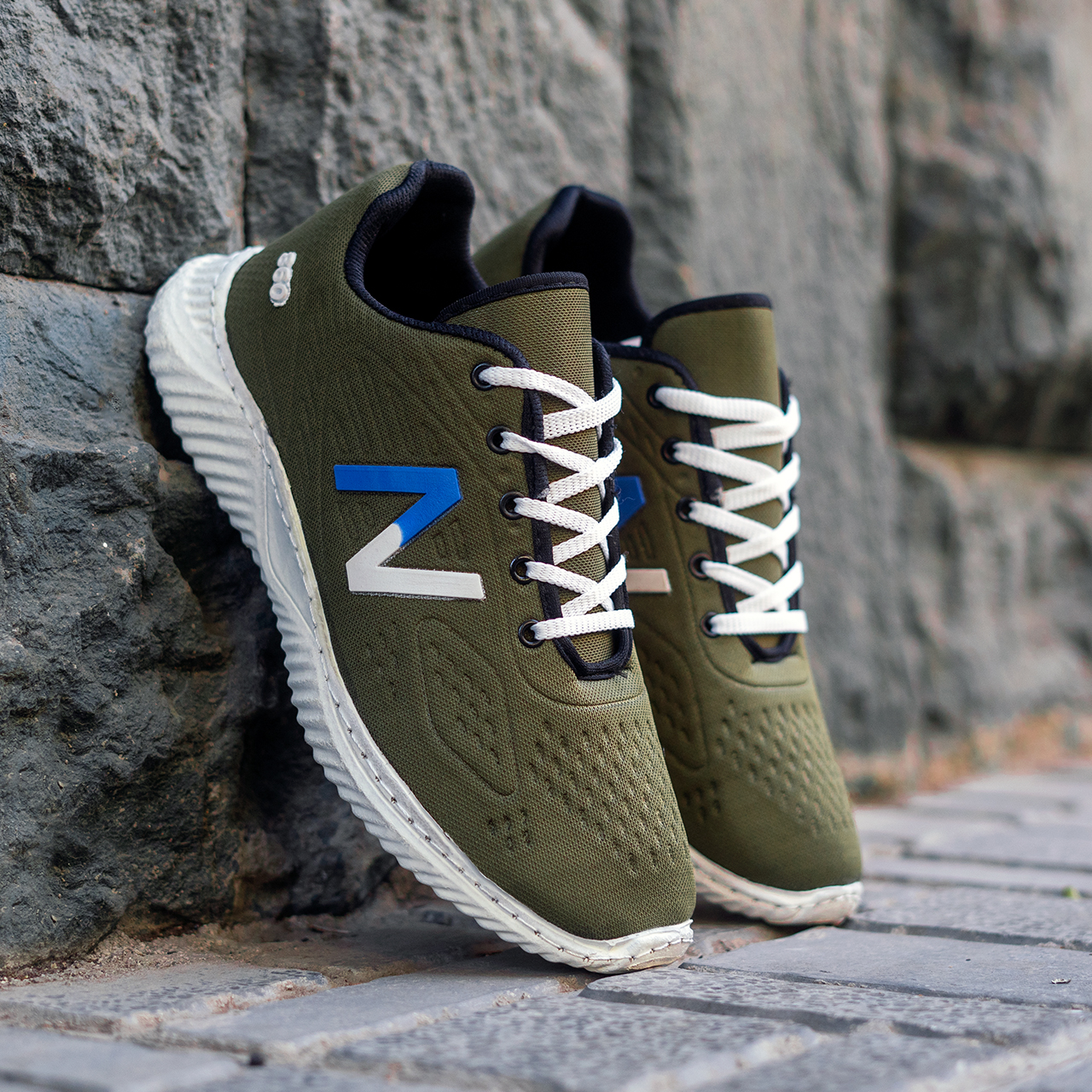 کفش ورزشی مردانه نیوبالانس سبزمدلMani