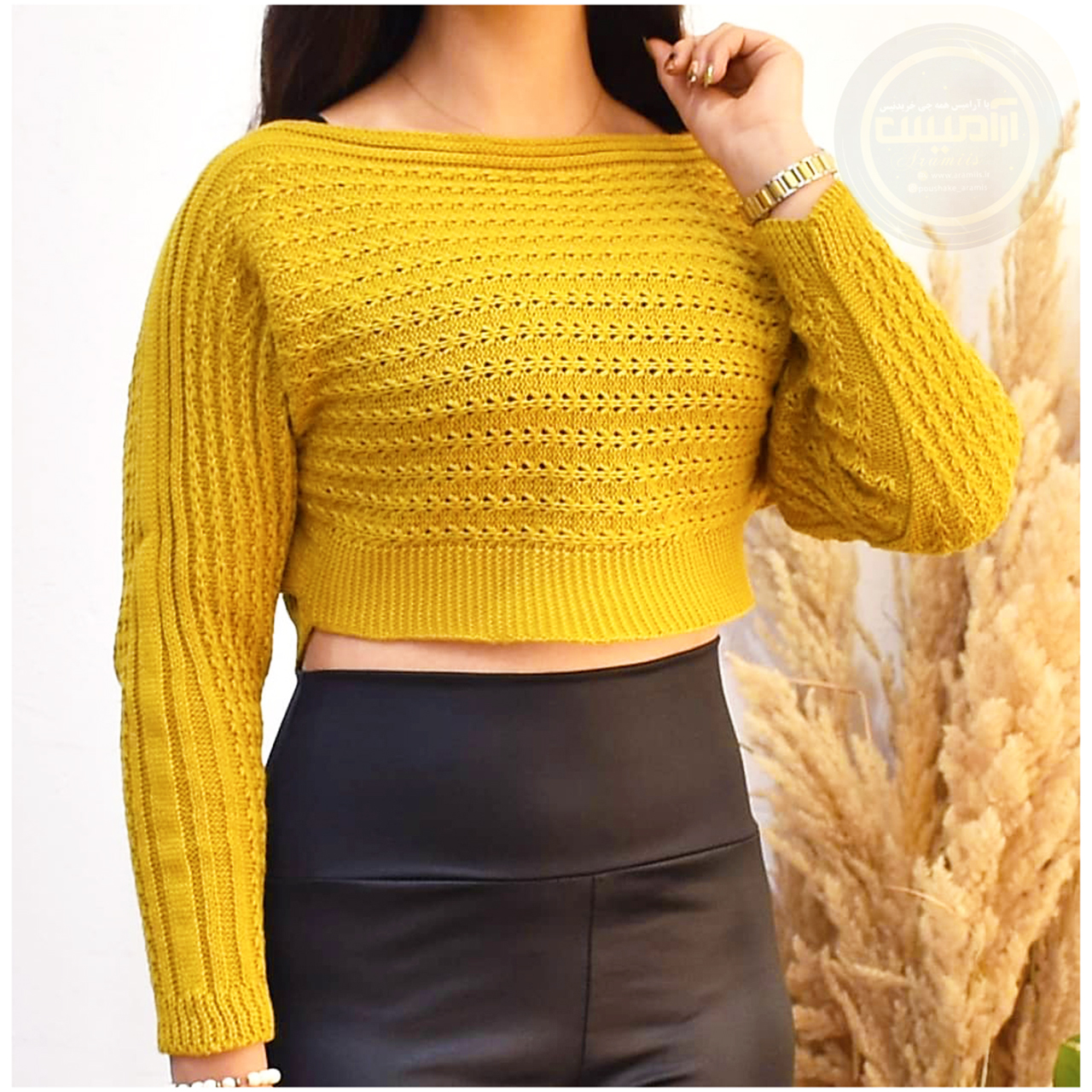 نیم تنه دخترانه زرد مدل Bita