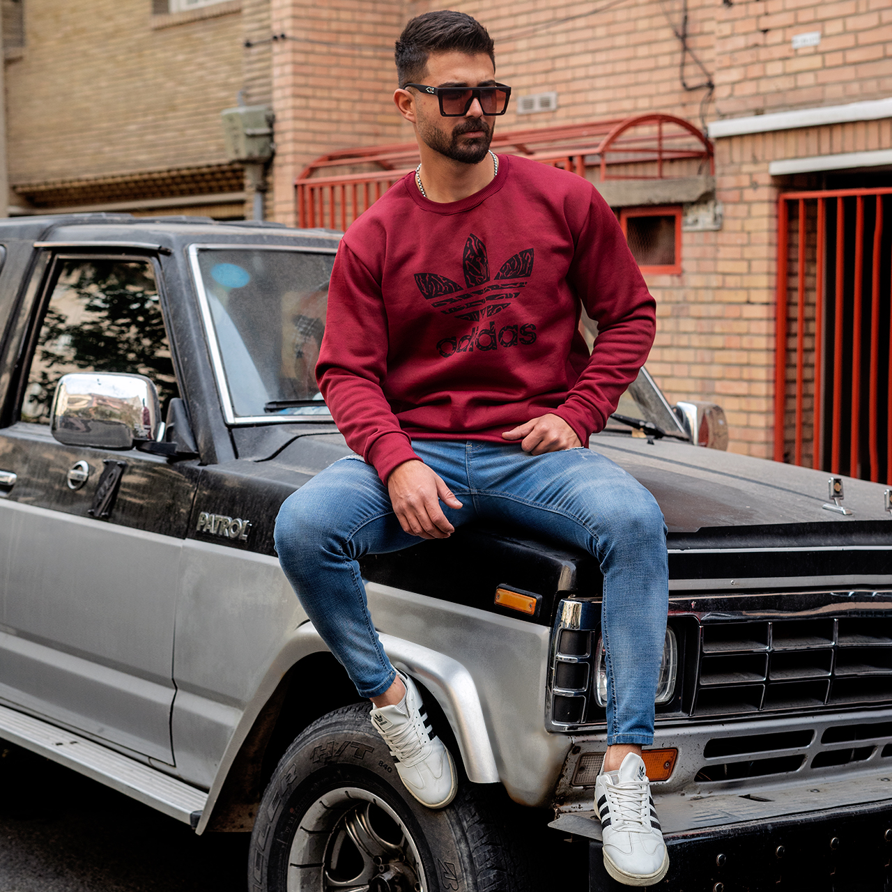 دورس مردانه آدیداس زرشکی مدل ERIS