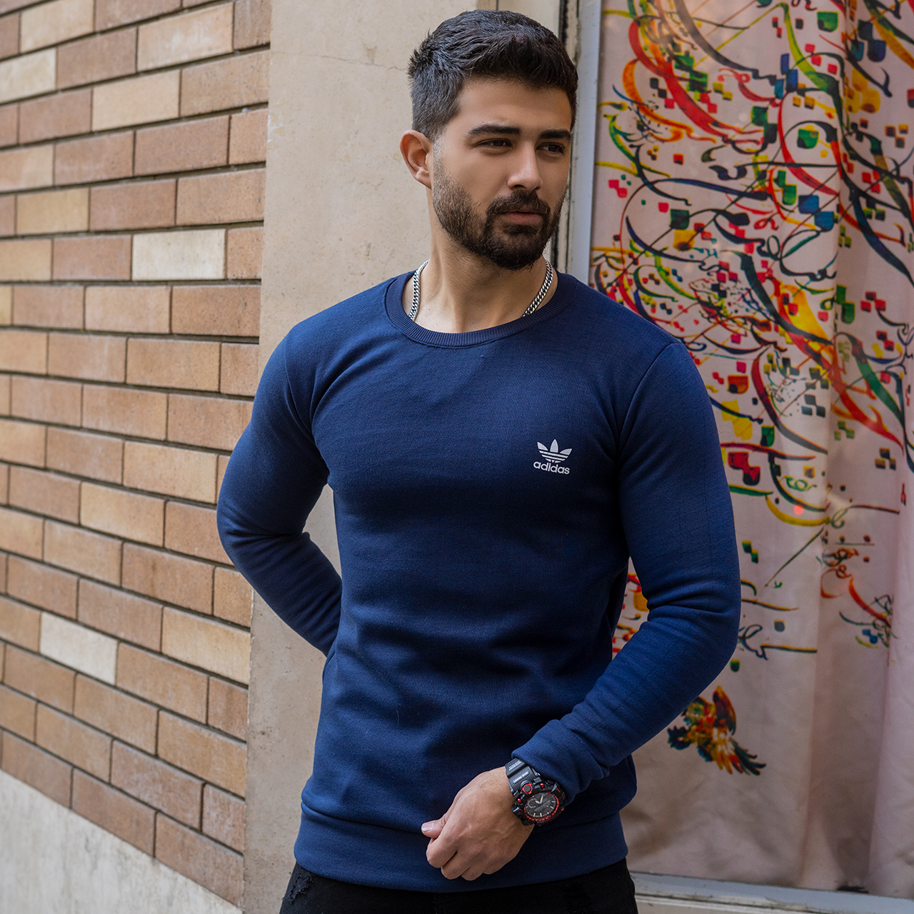 دورس مردانه Adidas سرمه ای مدل Zoka