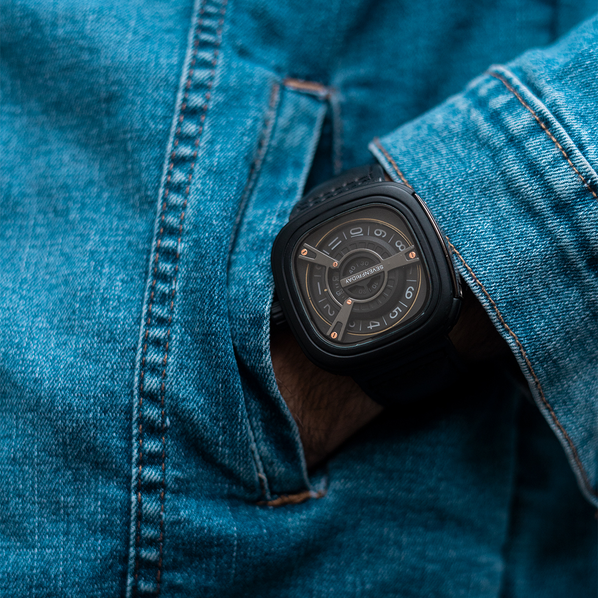 ساعت sevenfriday مشکی مدل Ratio