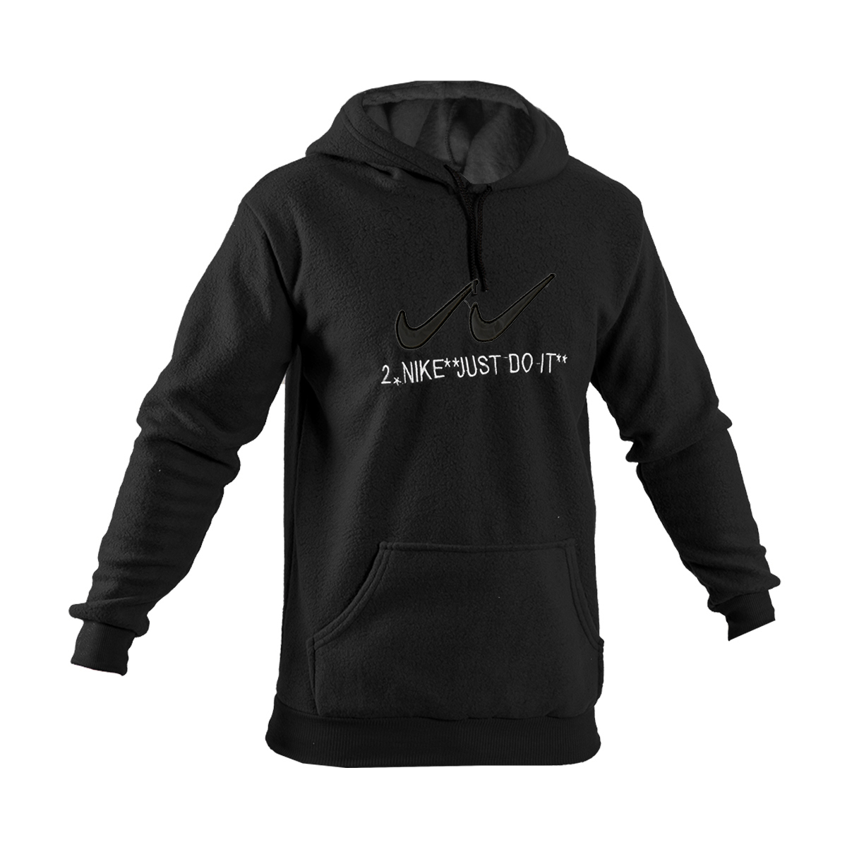 هودی مردانه مشکی 2Nike مدل kavalo