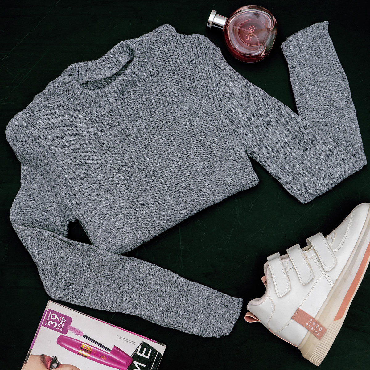 بافت طوسی دخترانه ( زاپ دار) مدل Paria