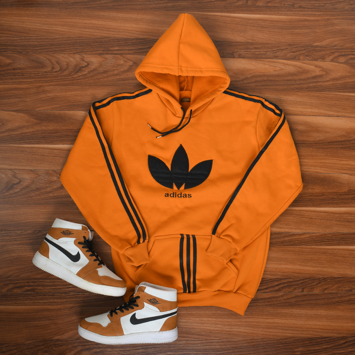 هودی مردانه Adidas خردلی مدل Patrick