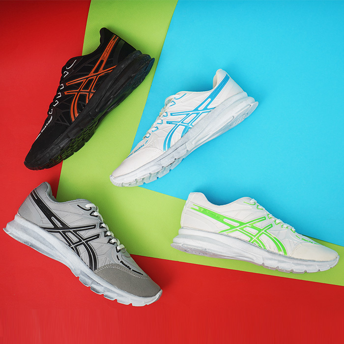 کفش ورزشی مردانه سفید سبز مدل kaloni