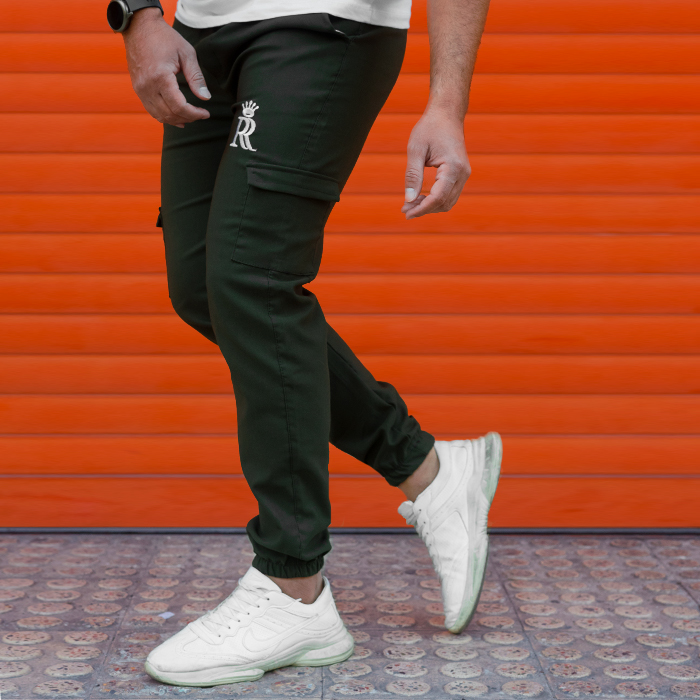 شلوار اسلش سبز مردانه مدل R15