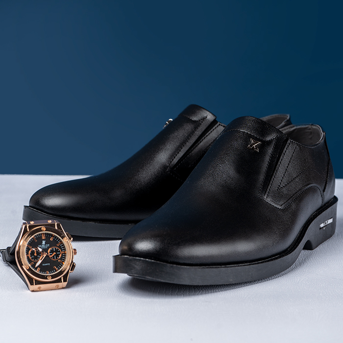 کفش رسمی مشکی مردانه مدل X.TAT