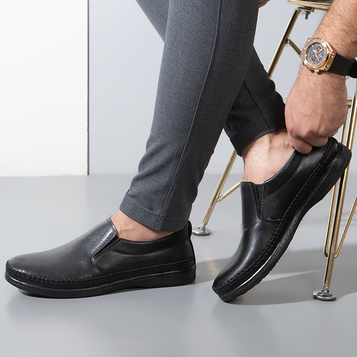 کفش رسمی مشکی مردانه مدل Kurn