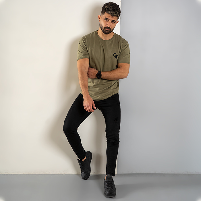 تیشرت مردانه سبزمدل Ck