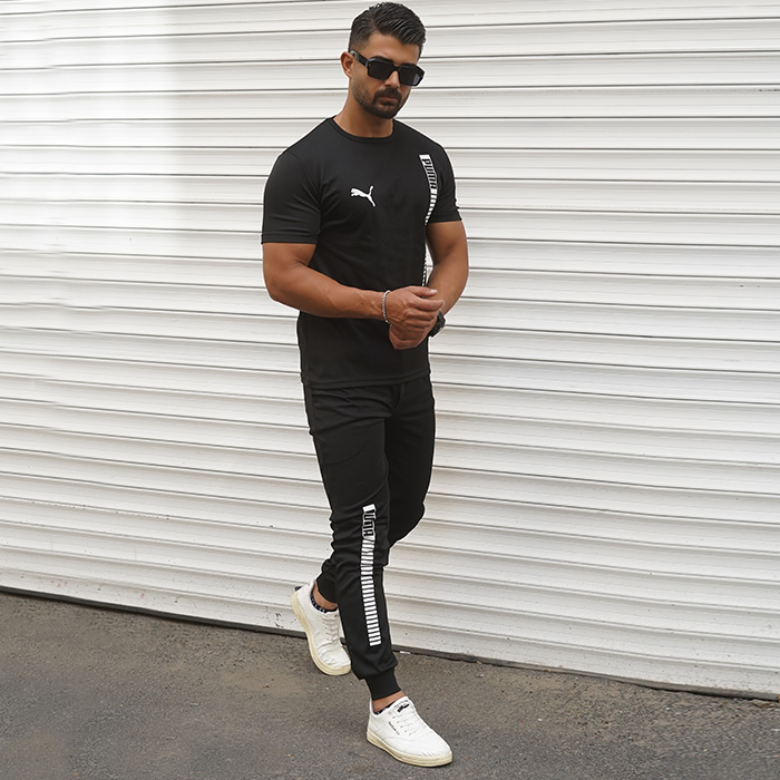 ست تیشرت شلوار مردانه پوما مدل siros