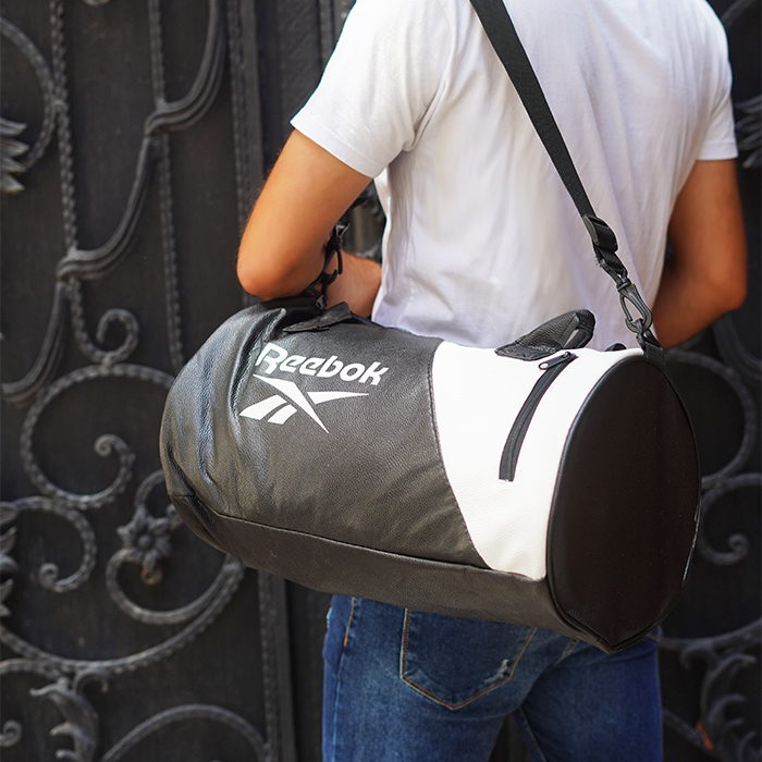 ساک ورزشی Reebokمشکی سفید مدل waren