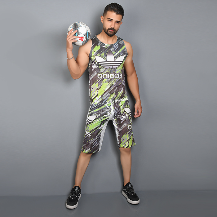 ست رکابی شلوارک مردانه مدل Unik