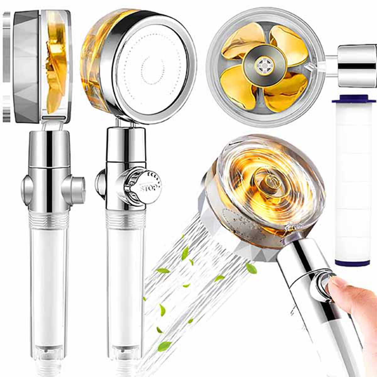 سر دوش فن دار مدل Fuyilin